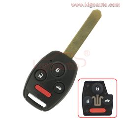 OUCG8D-380H-A Remote key 3 button with panic 313.8Mhz for Honda Accord 2003- 2007