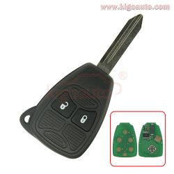04589318AC Remote head key 2 button 434Mhz for Chrysler Dodge 300C Caliber Nitro Voyager