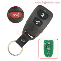 Remote fob for Hyundai Santa Fe 2 button with panic 2005 – 2012