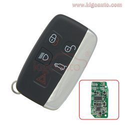 KOBJTF10A Smart key 5 button 434Mhz ID46-Hitag2-PCF7945 chip for Landrover LR4