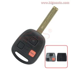 HYQ1512V Remote key 3 button TOY48 short 315Mhz for Lexus GX470