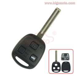 Remote key 3 button TOY48 long for Lexus GX470 RX350 SC430 2007 2008 2009