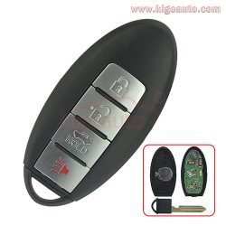 KR55WK49622 smart key 315Mhz for Nissan 4 button