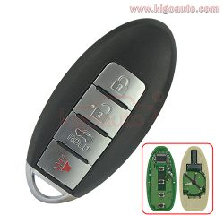 CWTWB1U808 smart key 4 button 315Mhz for Nissan