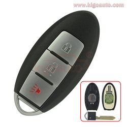 Smart key 3 button 315Mhz 285E3-AC70D for Nissan Versa Armada 2009 2010 2011 CWTWBU729 keyless r ...