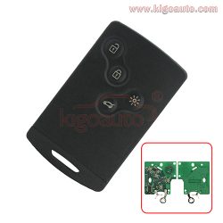 285975779R Remote Smart Card Key 4 button 433.9mhz PCF7952 for Renault Laguna III Megane III Sce ...