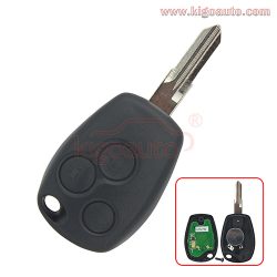 Remote key VAC102 434Mhz PCF7947 ASK for Renault Clio 3 button