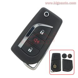 HYQ12BBY / 89070-42660 Flip key 3 button TOY43 for Toyota Rav4 Scion xB 2008-2012