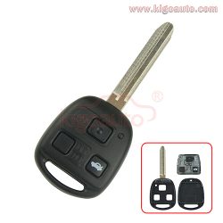 50171 Remote key 3 buttonTOY43 blade for Toyota Land Cruiser FJ Cruiser