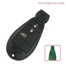 #2 68066859AD 3 Button Fobik Remote for Chrylser 300C 2008 2009 2010