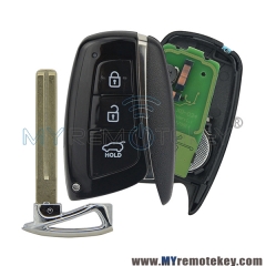 Smart car key for Hyundai Santa Fe IX45 2013 2014 3 button 434mhz