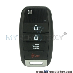 Flip remote key for Kia Forte 4 button OSLOKA-OKA870T