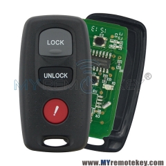 KPU41846 Remote key fob 3 button 313.8Mhz for Mazda 3 6 2004 2005