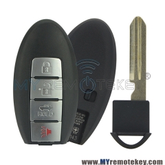 Smart key KR5S180T44014 keyless entry 3 button with panic 433.9 mhz for Nissan Altima