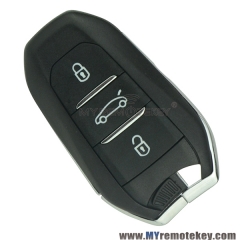 OEM Smart key remote control 3 button 433.92mhz ID46 chip for Peugeot