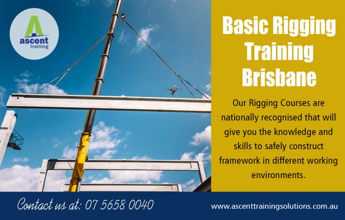 Basic Rigging Training Brisbane