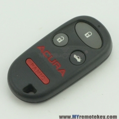 Remote fob for Acura Integra KOBUTAH2T 3 button with panic