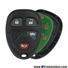 OUC60270 Remote key fob for Buick Terraza Chevrolet Uplander Pontiac Montana 4 button 315mhz
