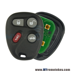 Remote Fob for Buick Cadillac Chevrolet Pontiac 4 button 315mhz KOBLEAR1XT For Buick Lesabre Cad ...