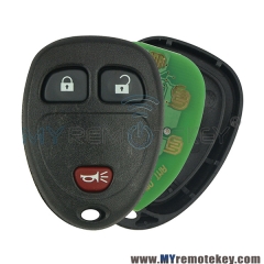 Remote key keyless fob for Buick Chevrolet GMC Pontiac Saturn 315 Mhz 3 button