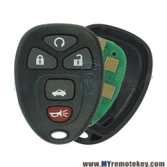 KOBGT04A Remote Fob for Chevrolet Buick Pontiac 5 button