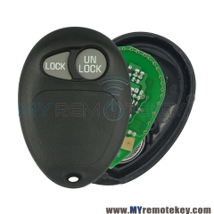 Remote fob 2 buttons for Buick GL8 L2C0007T