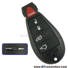 Keyless entry remote key fob Fobik for Chrysler Dodge Jeep 4 button with panic M3N5WY783X