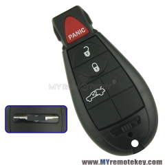Keyless entry remote key fob Fobik for Chrysler Dodge Jeep 3 button with panic M3N5WY783X
