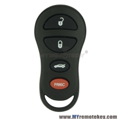 Remote fob for Chrysler GQ43VT17T 4 button 315mhz