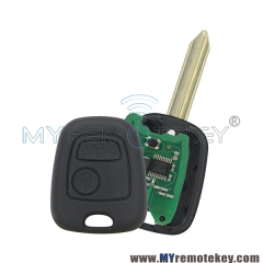 Remote key SX9 2 Button 433 mhz with ID46 electronic chip for Peugeot Citroen Xsara Picasso Berl ...