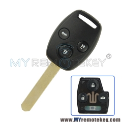 Remote head key 433mhz HON66 3 button OUCG8D-380H-A for Honda car key