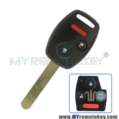 Remote head key OUCG8D-380H-A 2 button with panic 313.8Mhz for Honda Ridgeline Odyssey Fit