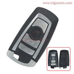 Smart key case 4 button for BMW X3 5 7 series