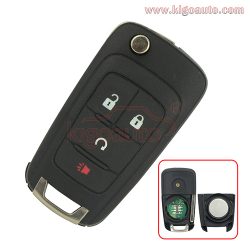 2014 Chevrolet Impala Remote Flip Key 4 Button 315 Mhz FCC KR55WK50073