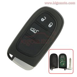 smart key 3 button 434Mhz 4A chip for Jeep
