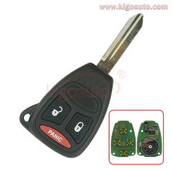 KOBDT04A Remote head key large big button 2 button with panic 315Mhz for Chrysler
