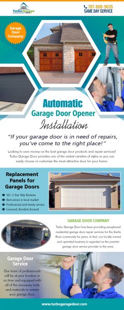 Automatic garage door openers installation