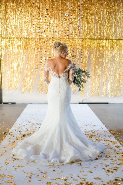 Fashion Hochzeitskleider Große Größen | Brautkleid mit Spitzenärmeln