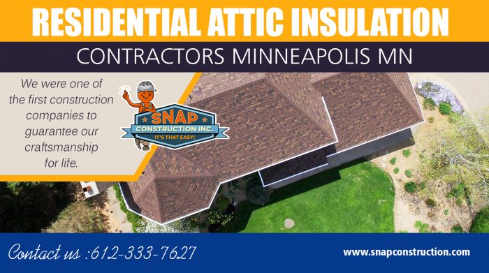Residential Attic Insulation Contractors Minneapolis MN
