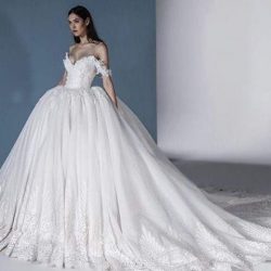 Luxus Brautkleider Online Günstige Hochzeitskleider mit Spitze