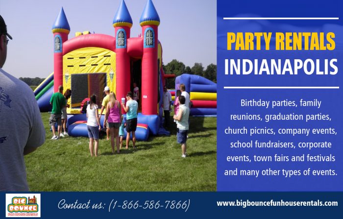 Party Rentals Indianapolis | Call – 1-866-586-7866 | bigbouncefunhouserentals.com