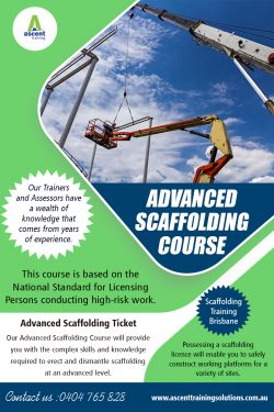 Advanced Scaffolding Course