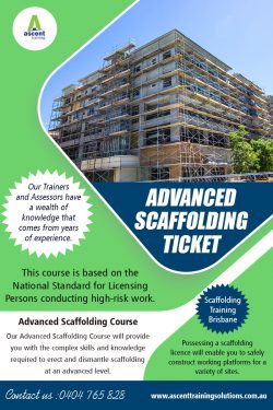 Advanced Scaffolding Ticket