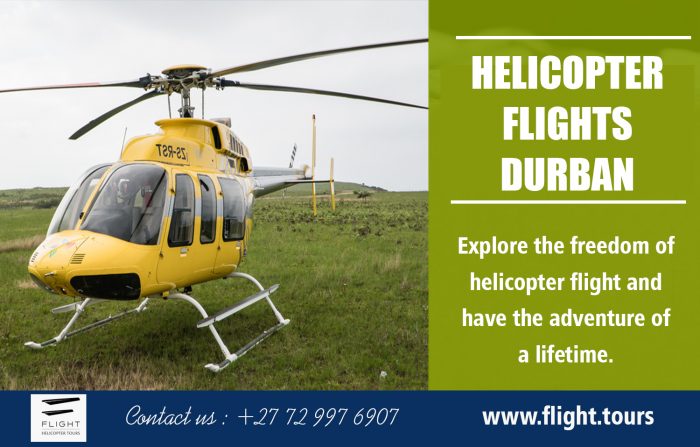 Helicopter Flights Durban | Call – 27729976907 | www.flight.tours