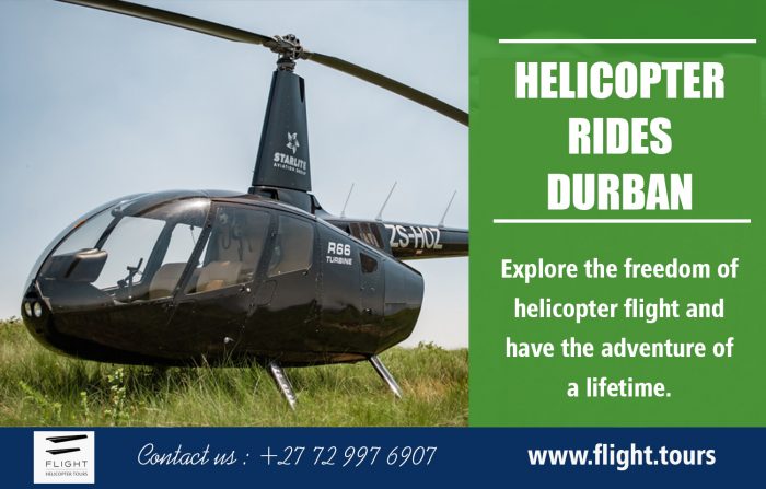Helicopter Rides Durban | Call – 27729976907 | www.flight.tours