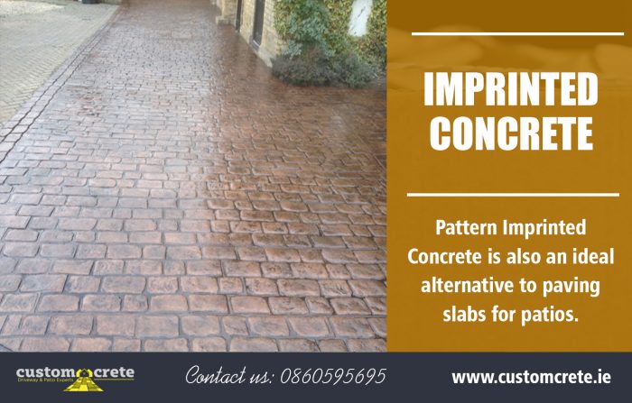 Imprinted Concrete | Call us 0860595695 | customcrete.ie