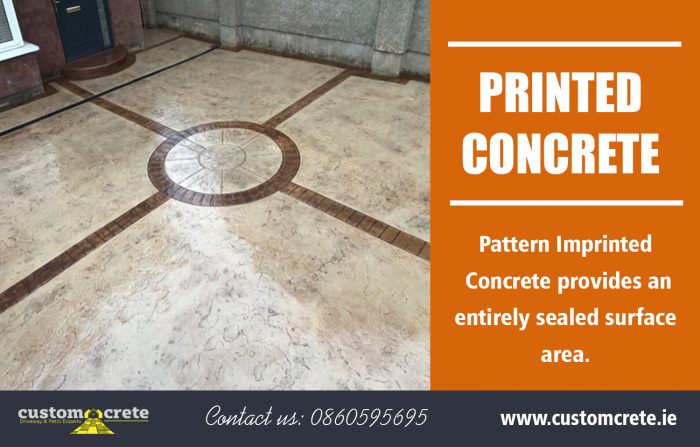 Printed Concrete | Call us 0860595695 | customcrete.ie