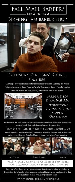 Birmingham Barber Shop | Call 01217941693 | pallmallbarbersbirmingham.com