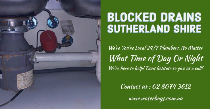 Blocked Drains Sutherland Shire