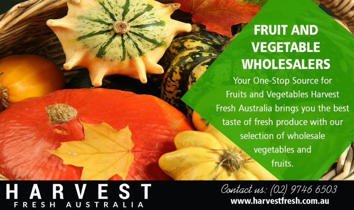 Fruit and Vegetable Wholesalers